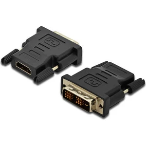 DVI To HDMI Adaptörü, Dvı-D (18 + 1) Erkek - HDMI Tip A (19 Pin) Dişi HDMI 1.4 Uyumlu