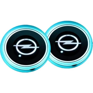 Opel Uyumlu Ledli Bardaklık Altı USB Şarjlı