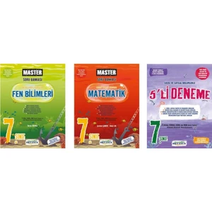 Okyanus Yayınları 7. Sınıf Matematik ve Fen Master Soru + Deneme