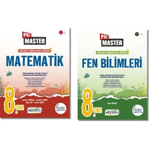 Okyanus Yayınları 8. Sınıf LGS Pre Master Matematik Fen Bilimleri Set