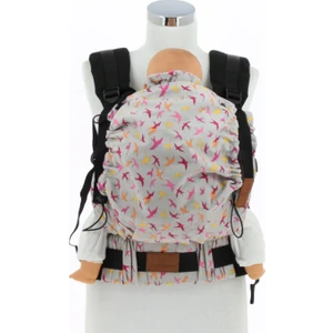 New Age Bebekle Büyüyen %100 Pamuklu Ergonomik Bebek Kanguru (0-4 Yaş) - PINK MARTINS