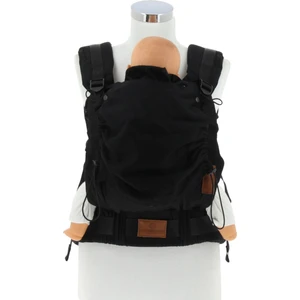 New Age Bebekle Büyüyen %100 Pamuklu Ergonomik Bebek Kanguru (0-4 Yaş) - BLACK