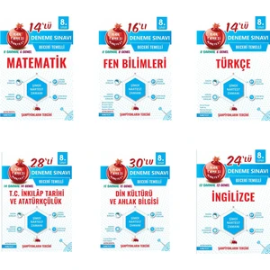 Nartest Yayınevi LGS 8. Sınıf Nar Tanesi Deneme Seti 2020