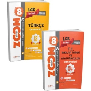 Günay Yayınları Gün&Ay Yayınları Zoom Serisi 8. Sınıf Türkçe Inkılap Tarihi Deneme Seti