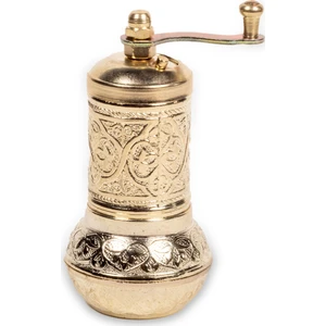 Tombul Sarı Döküm Karabiber Değirmeni