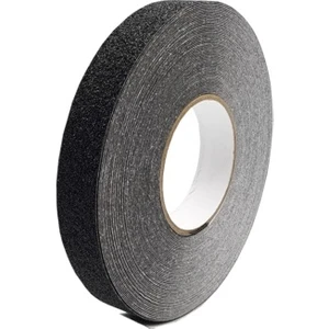 Merdiven  Zemin Kaydırmaz Kaymaz Bant  25 mm x 25 m Siyah