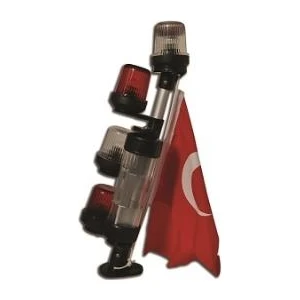 Bayrak Direği Kombine Reflektörlü 40 cm
