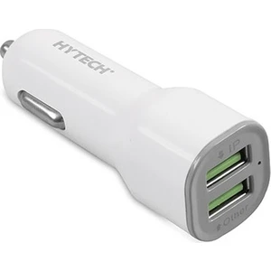 HY-X40 3.4A Hızlı Şarj 2 USB Beyaz Araç Şarj Cihazı