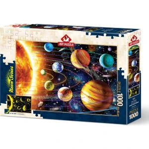 Art Puzzle Güneş Sistemi 1000 Parça Neon Puzzle