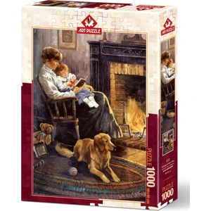 Art Puzzle Nostaljik Uyku Hikayesi 1000 Parça Puzzle 68x48 cm Zorlu ve Eğlenceli