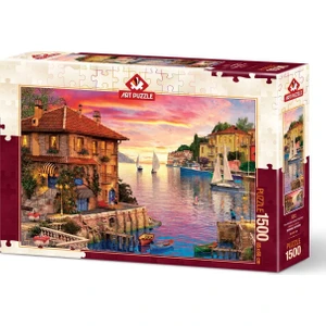 Art Puzzle Akdeniz Limanı 1500 Parça Kaliteli Kağıt ile Üretilmiş Türkiye Menşeli Puzzle