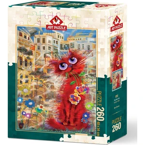Art Puzzle Kırmızı Kedi 260 Parça Puzzle