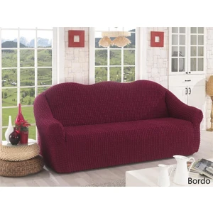 Karna Home Strech 3 Kişilik Pamuklu Koltuk Kanepe Örtüsü Bordo
