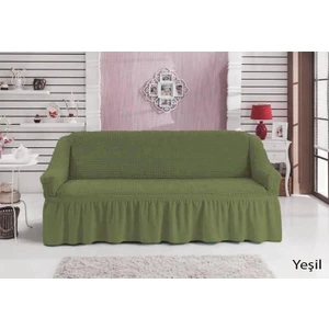 Karna Home 3 Kişilik Pamuklu Koltuk Kanepe Örtüsü Yeşil