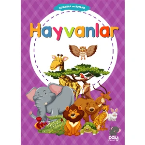 Çıkartma ve Boyama - Hayvanlar - Birsen Gündüz