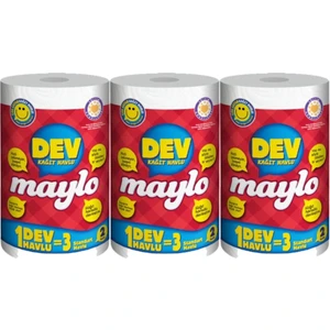 Çift Katlı Dev Kağıt Havlu 3 Adet