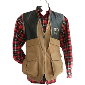 05 Düz Renk + Suni Deri Darbelik - Av Yeleği-0006