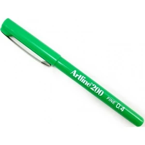 200 Fineliner Ince Uçlu Yazı ve Çizim Kalemi 0.4 mm Yeşil