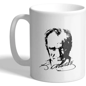 Grafilli Design Kişiye Özel Atatürk Kupa Bardak 004
