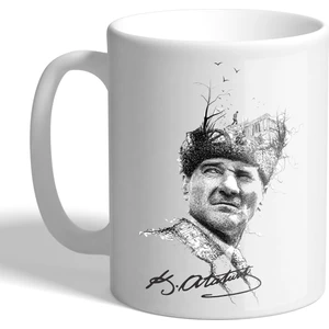 Grafilli Design Kişiye Özel Atatürk Kupa Bardak 009
