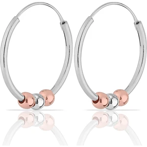 Azuris 925 Ayar Gümüş 1,8 cm Gümüş Toplu Halka Küpe