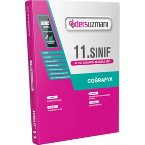 Ders Uzmanı Yayınları 11.Sınıf Coğrafya Konu Anlatım Modülleri