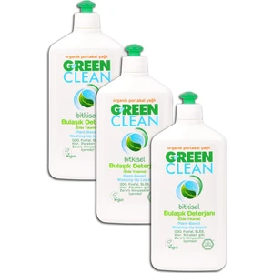 U Green Clean Bitkisel Bulaşık Deterjanı 500 ml x 3 Adet