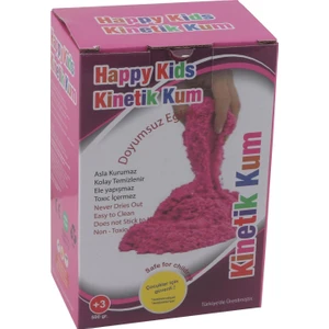 Happy Kids Pembe Kinetik Kum 500 gr Paket