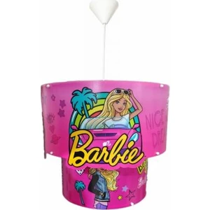 Barbie Tavan Lambası Çocuk Odası 3D Aydınlatma Sarkıt