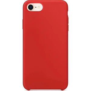 Case Street Apple iPhone 8 Kılıf Lansman Görünüm Silinebilir Silikon Kırmızı