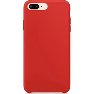 Case Street Apple iPhone 8 Plus Kılıf Lansman Görünüm Silinebilir Silikon Kırmızı