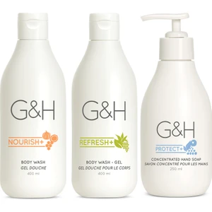 G&h Refresh Duş Jeli + G&h Nourish Duş Jeli + Konsantre Sıvı El Sabunu 3'lü Kişisel Bakım Seti