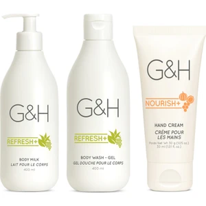 G&h Refresh Vücut Sütü + G&h Refresh Duş Jeli + G&h Nourish El Kremi 3'lü Kişisel Bakım Seti