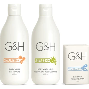 G&h Refresh Duş Jeli + G&h Nourish Duş Jeli + G&h Protect Sabun 3'lü Kişisel Bakım Seti