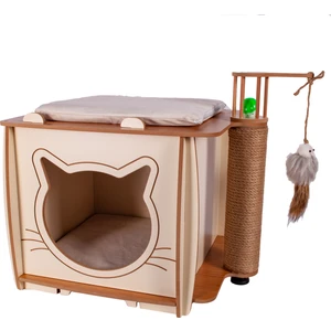 Pati Homes XL Lal Kedi Evi - Kedi Tırmalaması