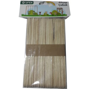 Naturel Geniş Dil Çubuğu 5'li