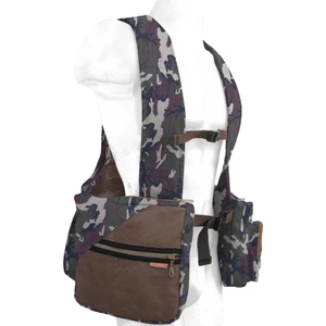 Horizon Av 23 Askılı File Camel + Yeşil Kamuflaj - Av Yeleği-0142