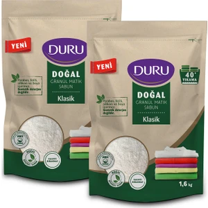 Doğal Granül Matik Sabun Klasik 1,6 kg x 2 Adet