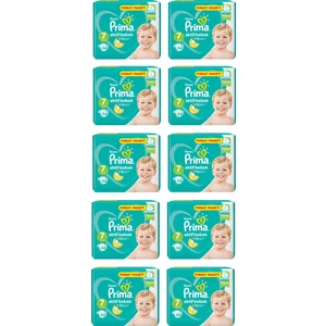Bebek Bezi Aktif Bebek 7 Beden 34 Adet Xx Large Fırsat Paketi 10LU Paket 340 Adet