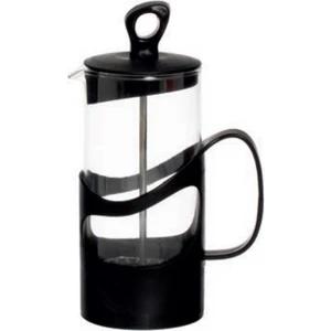 French Press Süzgeçli Çay Kahve Kupası 400 ml Siyah