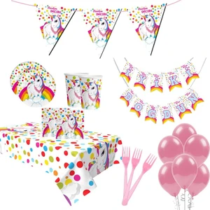 Partipan Unicorn Rainbow Doğum Günü Konsepti