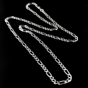 Magümüş Figaro Model 4 Mm 12 Gr En Popüler Erkek Zinciri Gümüş Kolye