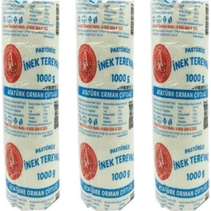 Atatürk Orman Çiftliği Tereyağ 1 kg x 3 Adet