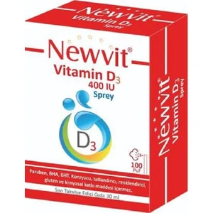 Newvit Vitamin D3 400 IU Sprey / Damla 30 ml