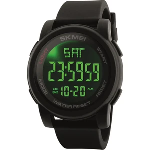 SKMEI 1257BK Erkek Kol Saati LED Işıklı