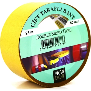 Çift Taraflı Bant 50 mm x 25 mt