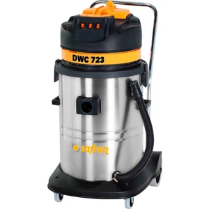 Sanayi Tipi Üç Motorlu Süpürge Krom Kazan 75 Lt