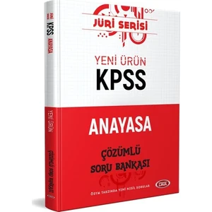 Data Yayınları KPSS Anayasa Jüri Çözümlü Soru Bankası