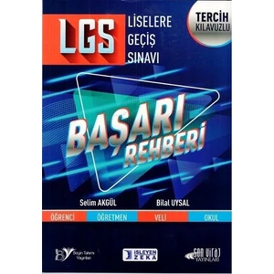 İşleyen Zeka Yayınları 8. Sınıf LGS Başarı Rehberi Tercih Kılavuzlu - Bilal Uysal
