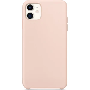Apple iPhone 11 Kılıf Lansman Görünüm Silinebilir Silikon Açık Pembe